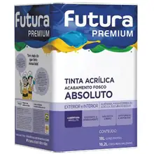 Tinta Acrílica Premium Fosco Absoluto Futura — 18 L