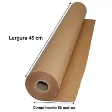 Papel para Mascaramento Semi Kraft — 120 cm