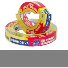 Fita Crepe MSK Amarela Eurocel — 18 mm