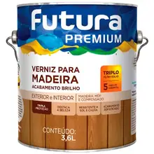 Verniz Triplo Filtro Solar Futurit Futura — 3,6 L