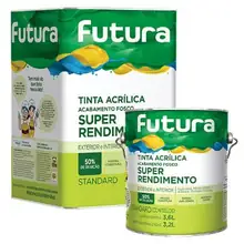 Tinta Acrílica Standard Semibrilho Futura — 18 L