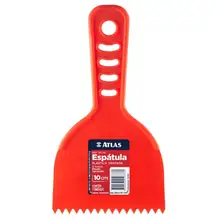 Espátula Plástica Dentada Atlas — 10 cm