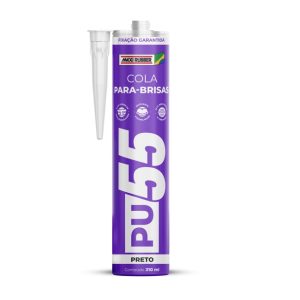 COLA PARA PARABRISA PU55 PRETO 310ML MAXI RUBBER