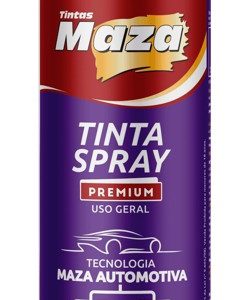 TINTA SPRAY BRANCO FOSCO 250G MAZA
