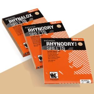 LIXA FOLHA SECO P1000 RHYNODRY RED 230X280 INDASA