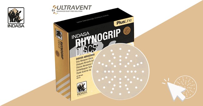 DISCO HOOKIT RHYNOGRIP PLUS P60 INDASA