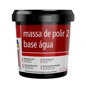 MASSA DE POLIR N2 BASE AGUA 1 K MAXI RUBBER