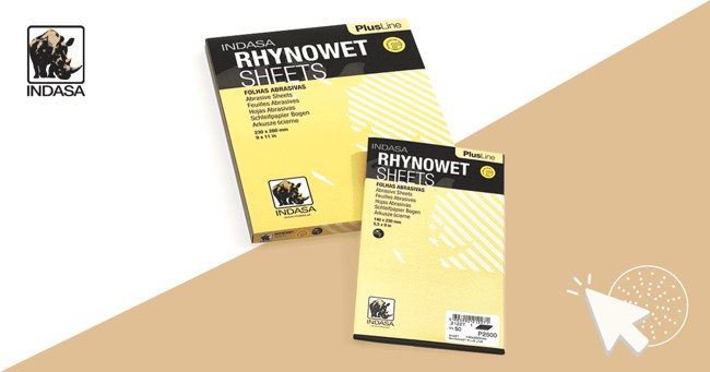 LIXA FOLHA LIXA 230X280 RHYNOWET PLUS P600 INDASA