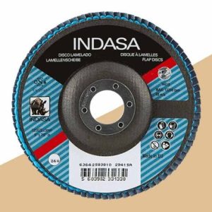DISCO FLAP NEW 115X22 OXIDO DE ALUMINIO P120 INDASA